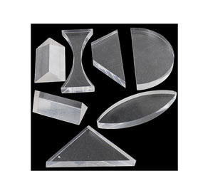 Set of Acrylic Plastic Blocks